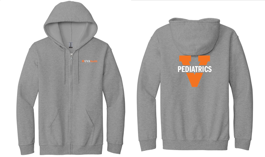 Full Zip Long Sleeve Gender Neutral Split V Sweatshirt